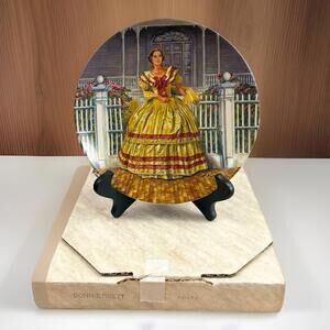 Vintage Plate Knowles China Gone With the Wind "Melanie" 8.5" 1980